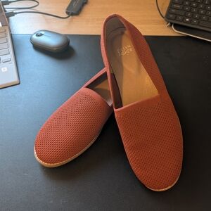 Eileen Fisher Women's Red Flats